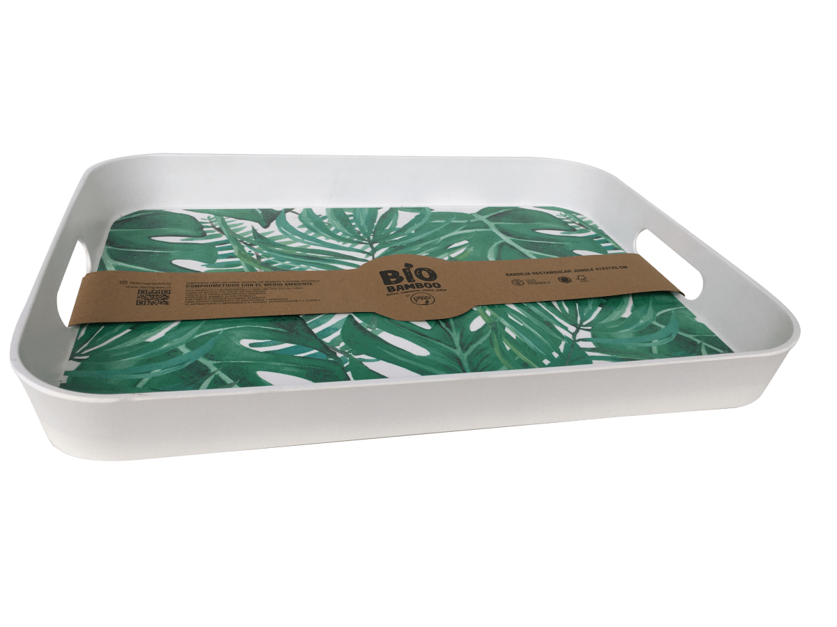 Bandeja Biobamboo Rectangular Jungle 41X31X5 Cm1