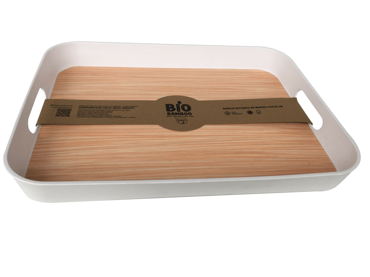 Bandeja Biobamboo Rectangular Madera 41X31X5 Cm1