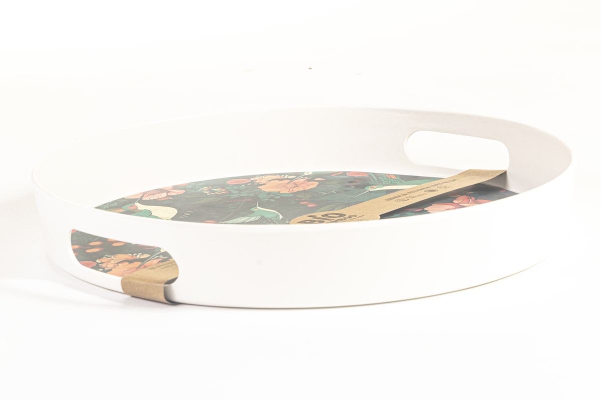 Bandeja Redonda Biobamboo 34 cm Bird1