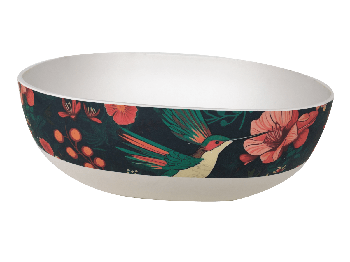 Bowl Biobamboo Cuadrado Bird 28X11 Cm1