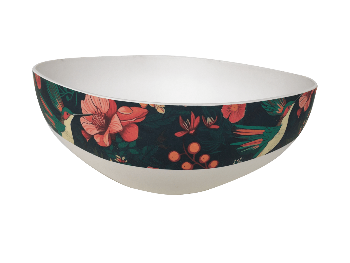 Bowl Biobamboo Cuadrado Bird 28X11 Cm3