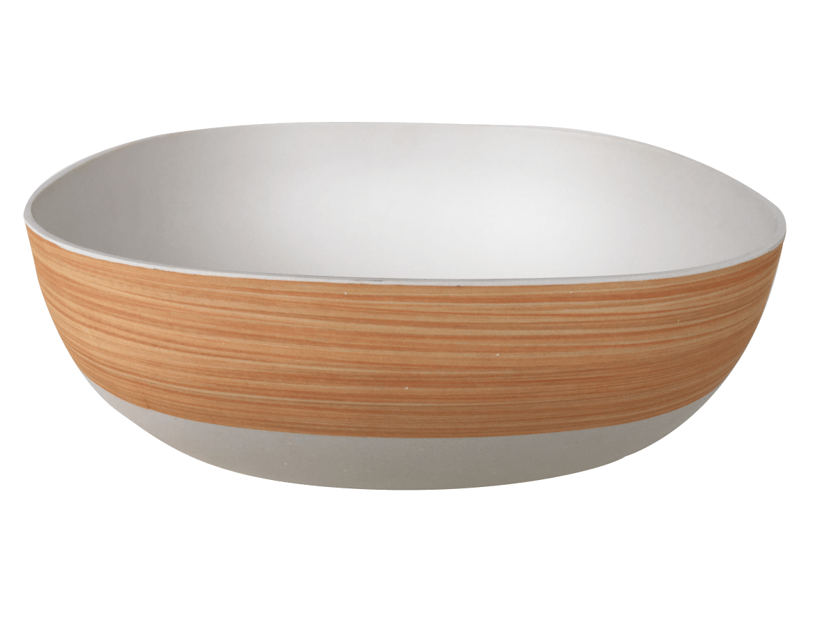 Bowl Biobamboo Cuadrado Madera 28X11 Cm1