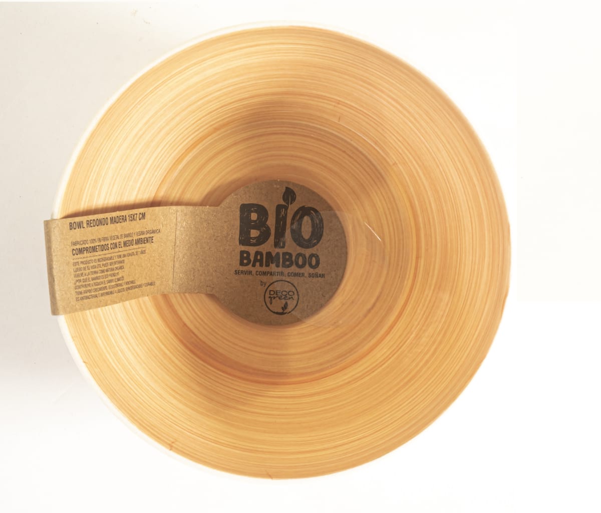 Bowl Redondo BioBamboo 15x7 cm Wood3