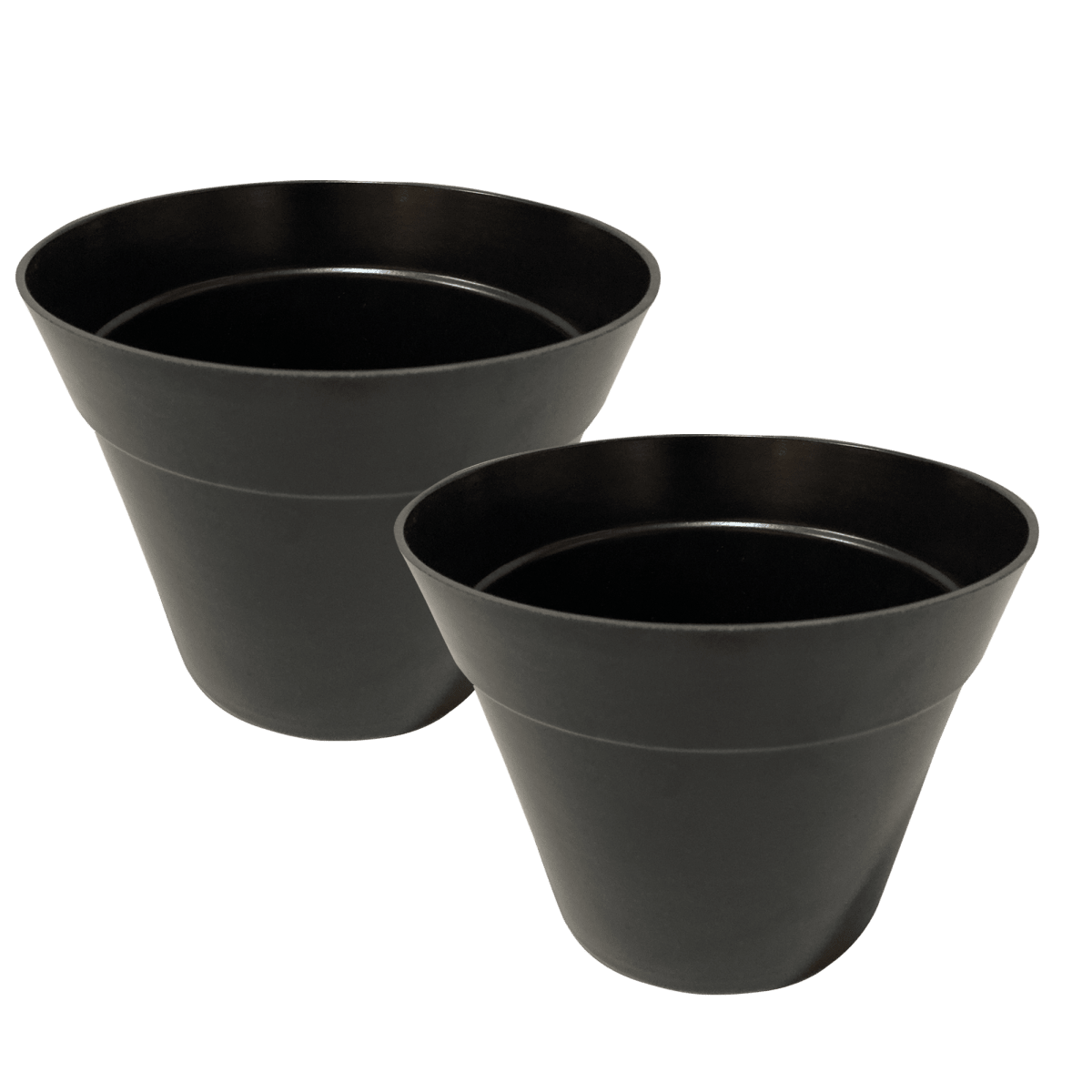 SET 2 MACETEROS BIO CLASICO NEGRO1