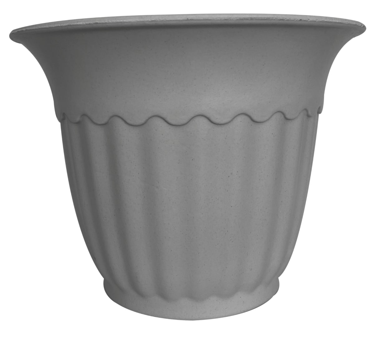 Macetero Bio Bamboo Olimpo Gris 34x34x26 cm1