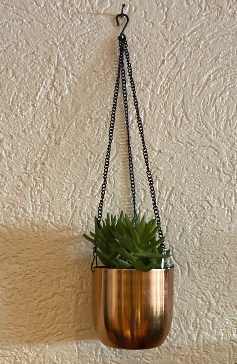 Macetero Colgante Cobre 15x15x13cm4