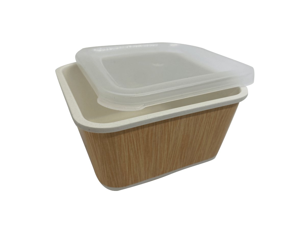 Contenedor Hermetico Biobamboo Madera 16X12X6 Cm3