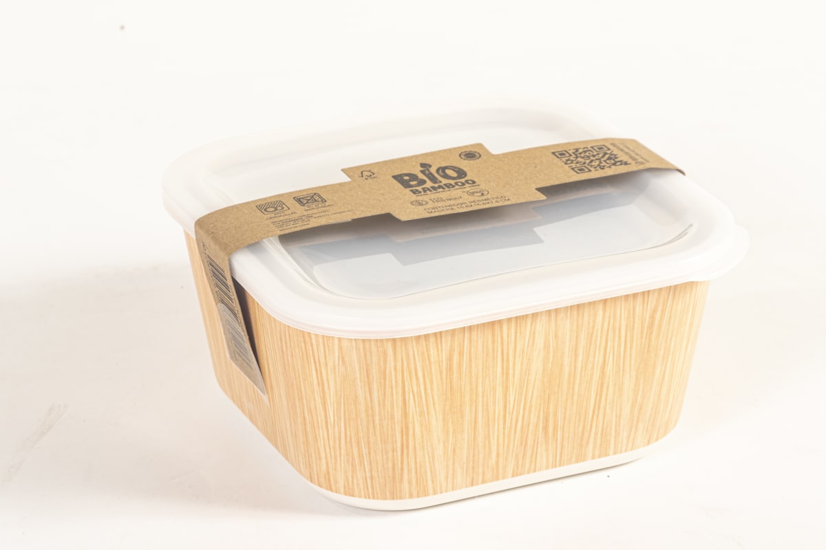 Contenedor Hermetico Biobamboo Madera 19X14X7 Cm4
