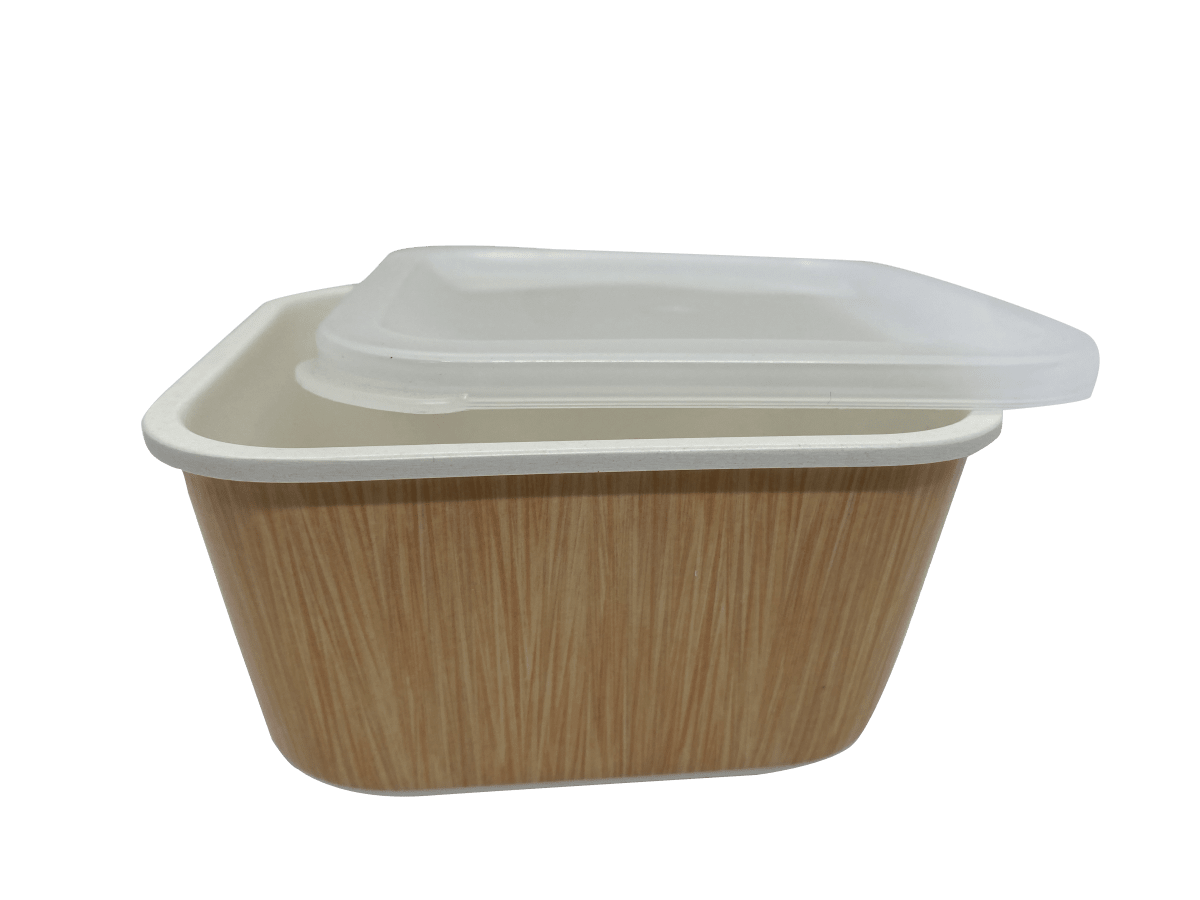 Contenedor Hermetico Biobamboo Madera 19X14X7 Cm2