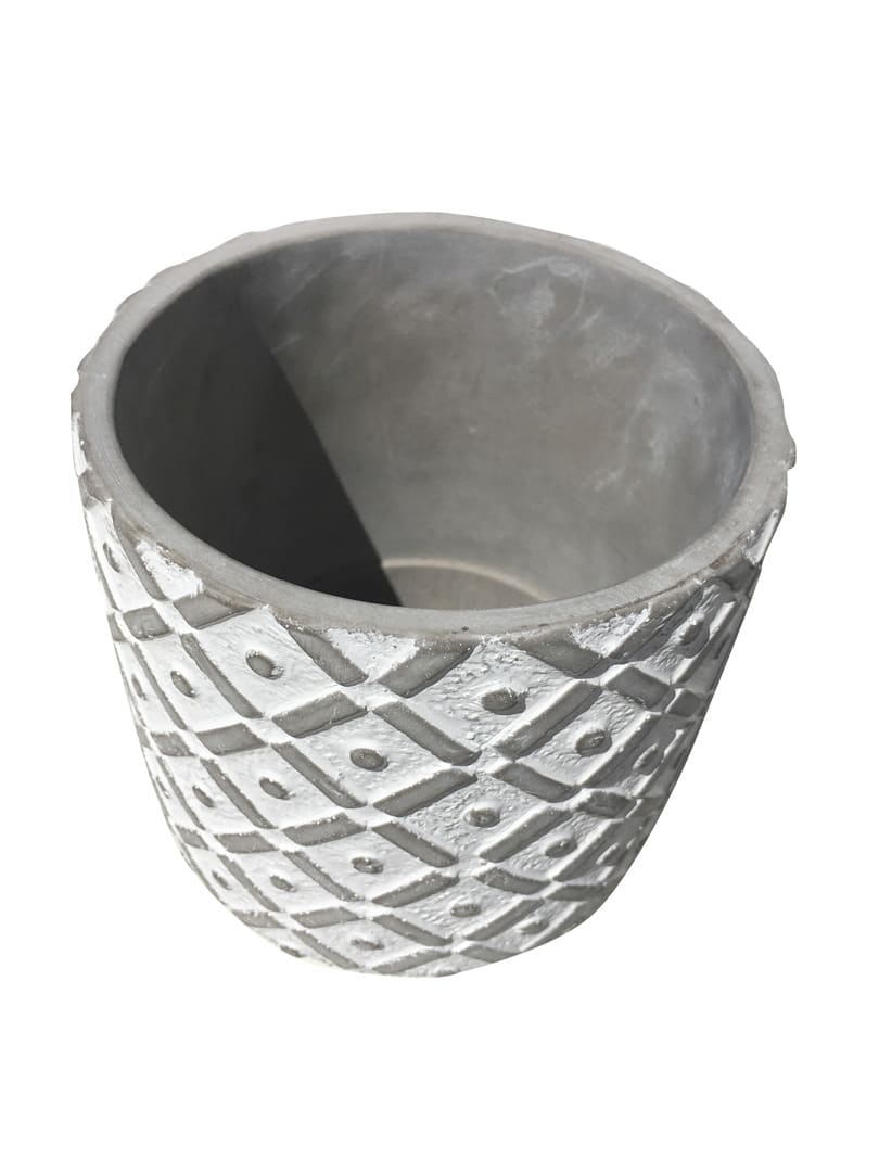 Macetero Cemento Rombo1