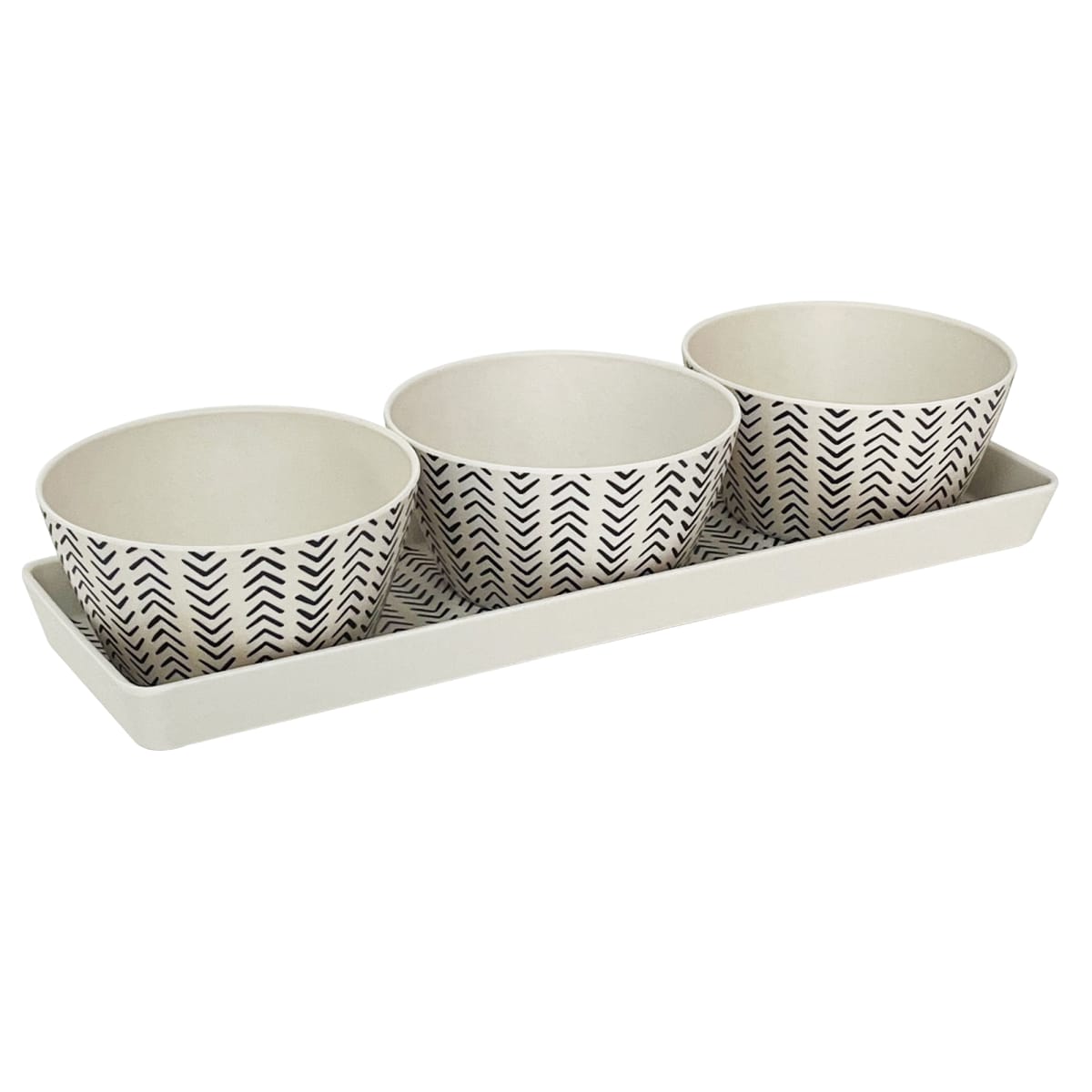 Set 3 Bowls Con Bandeja Flechas1