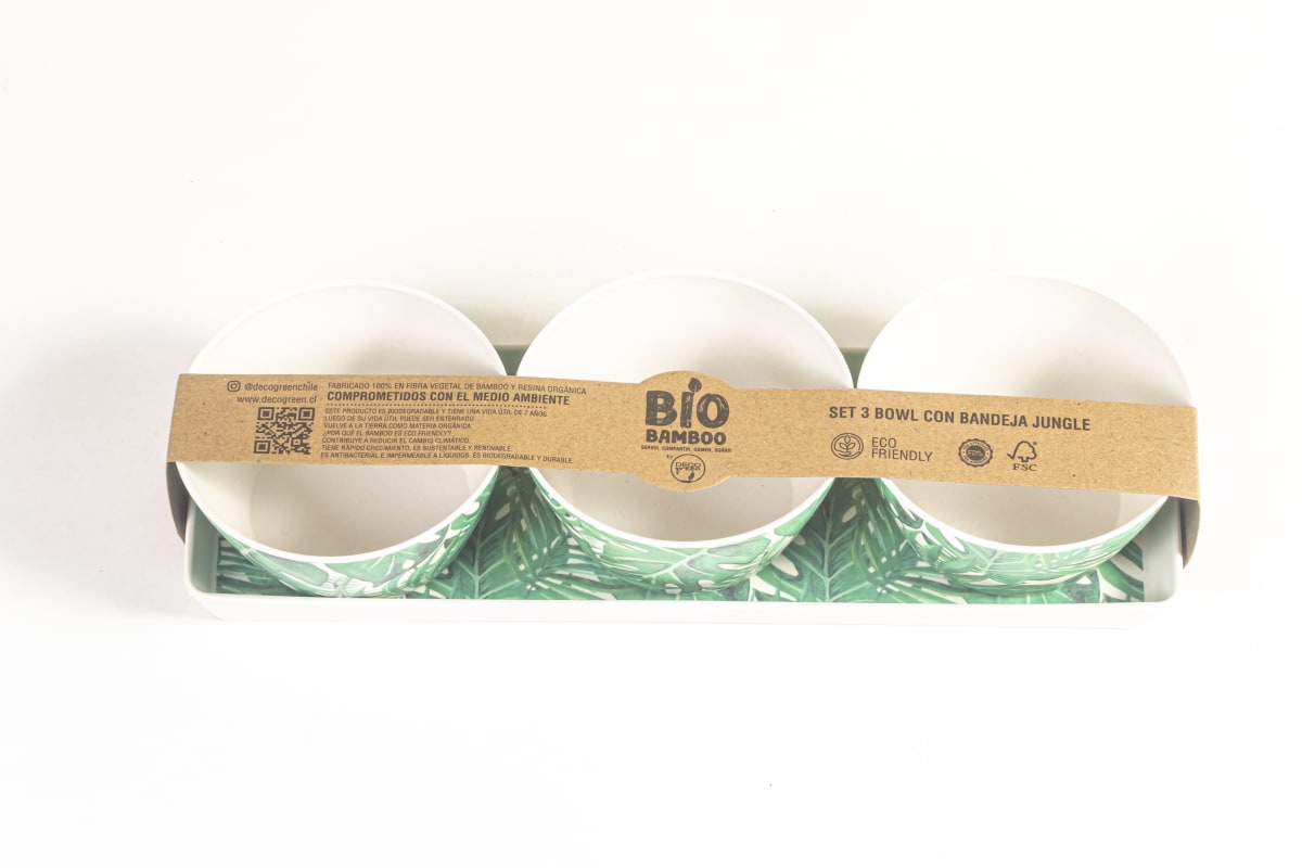 Set 3 Bowls Con Bandeja Jungle2