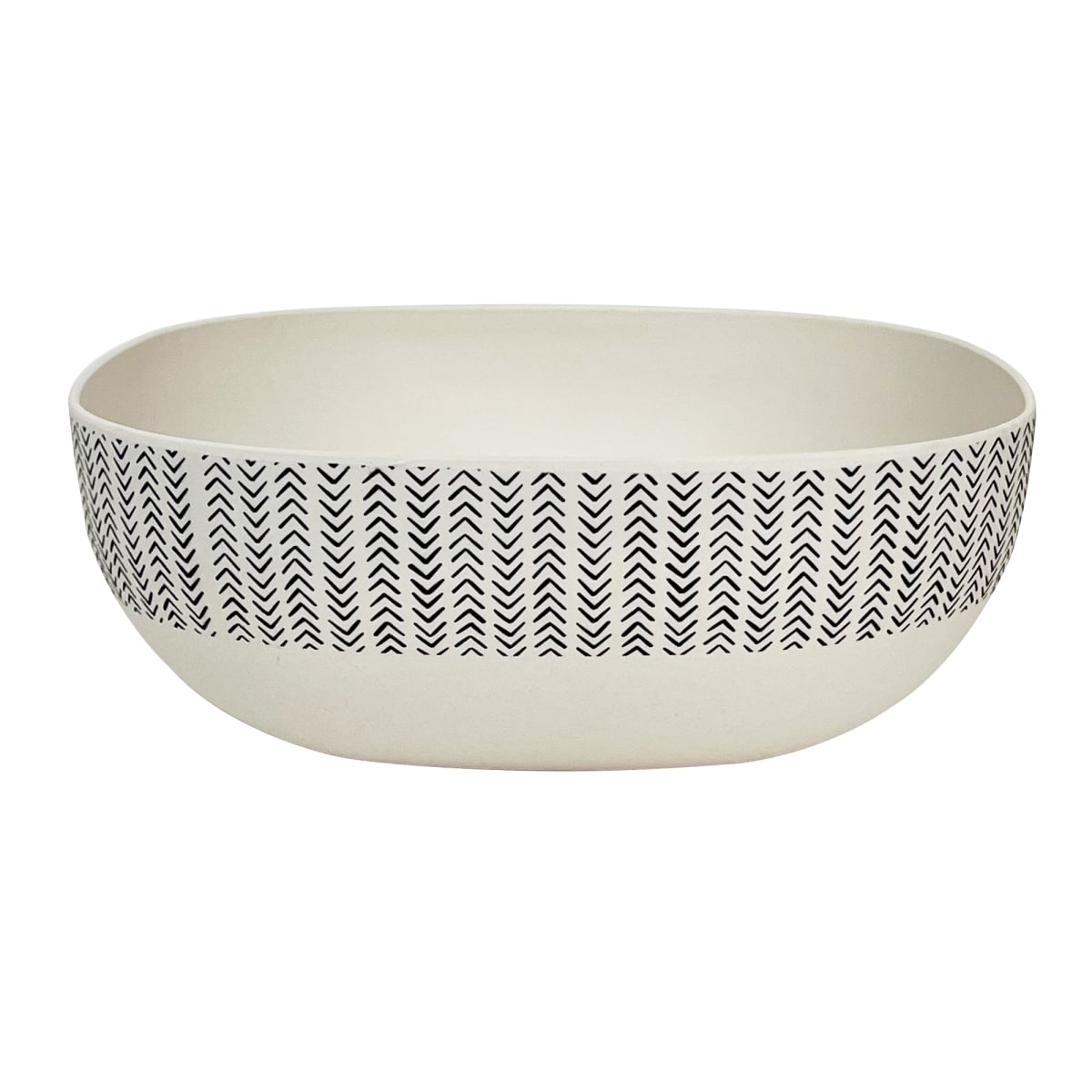 Bowl Biobamboo Cuadrado Flechas 20X8 Cm2