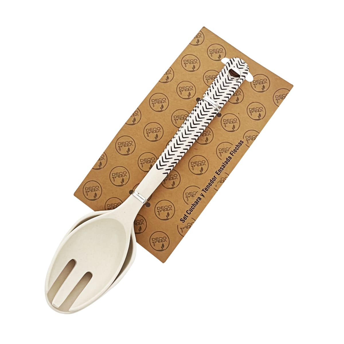 Set cuchara Y Tenedor Ensalada Bio Flechas1