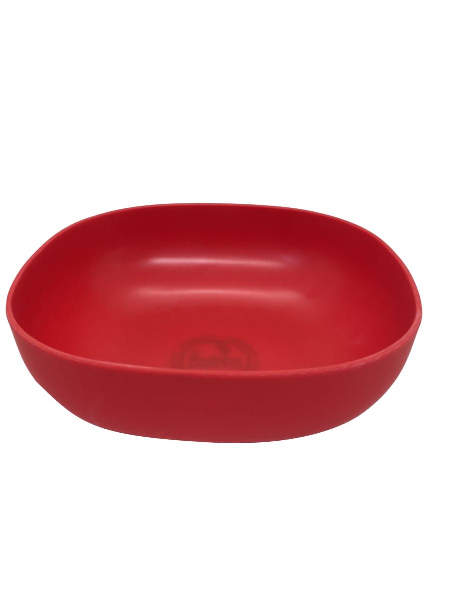 Bowl Biobamboo Cuadrado Rojo 15X5,6 Cm3