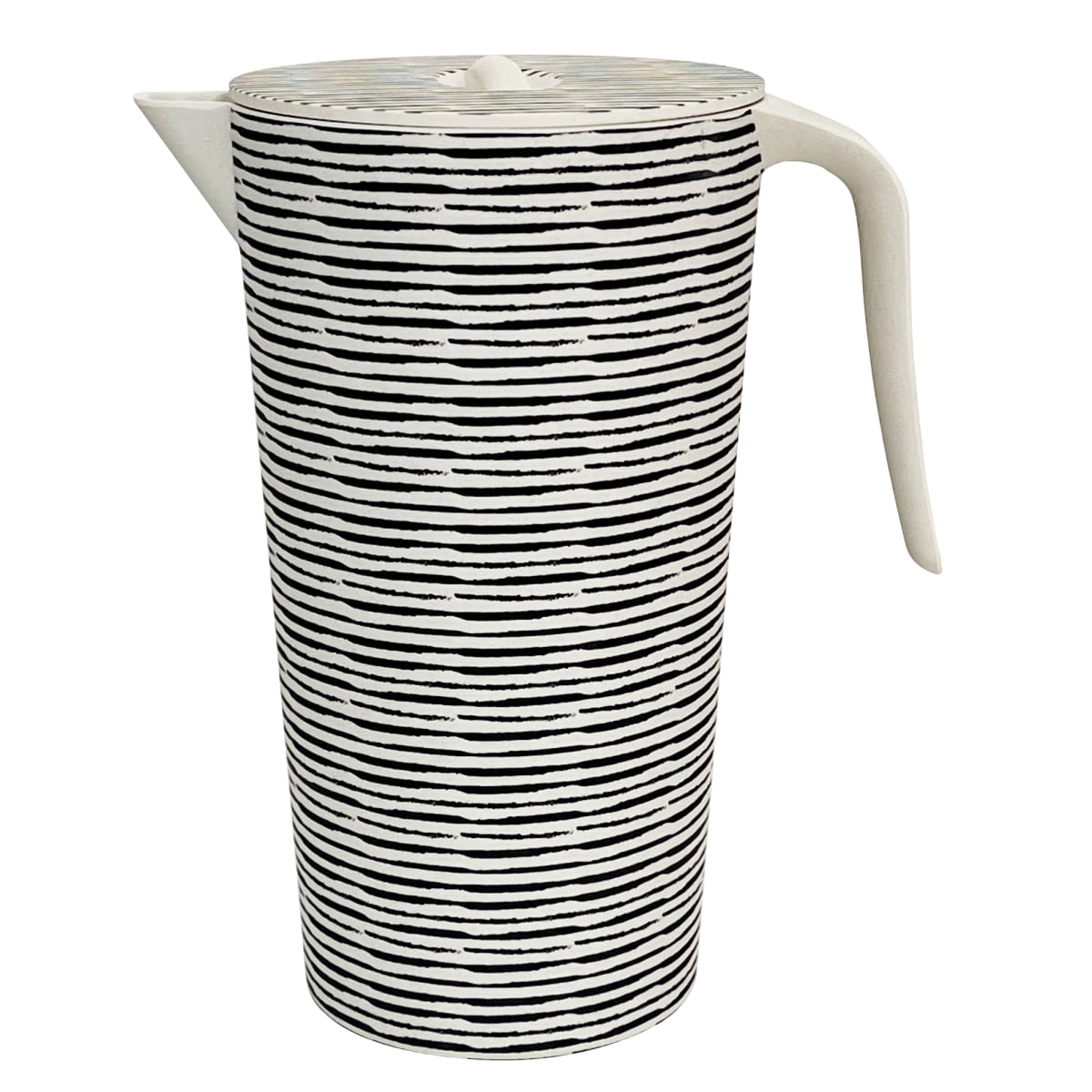 Jarron Biobamboo Redondo Rayas 1,4 L1