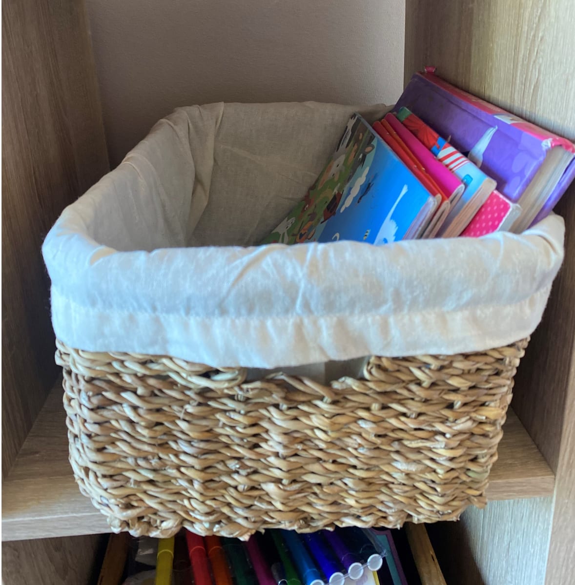 Canasto Rectangular Krishna 30X20X14 Cm2