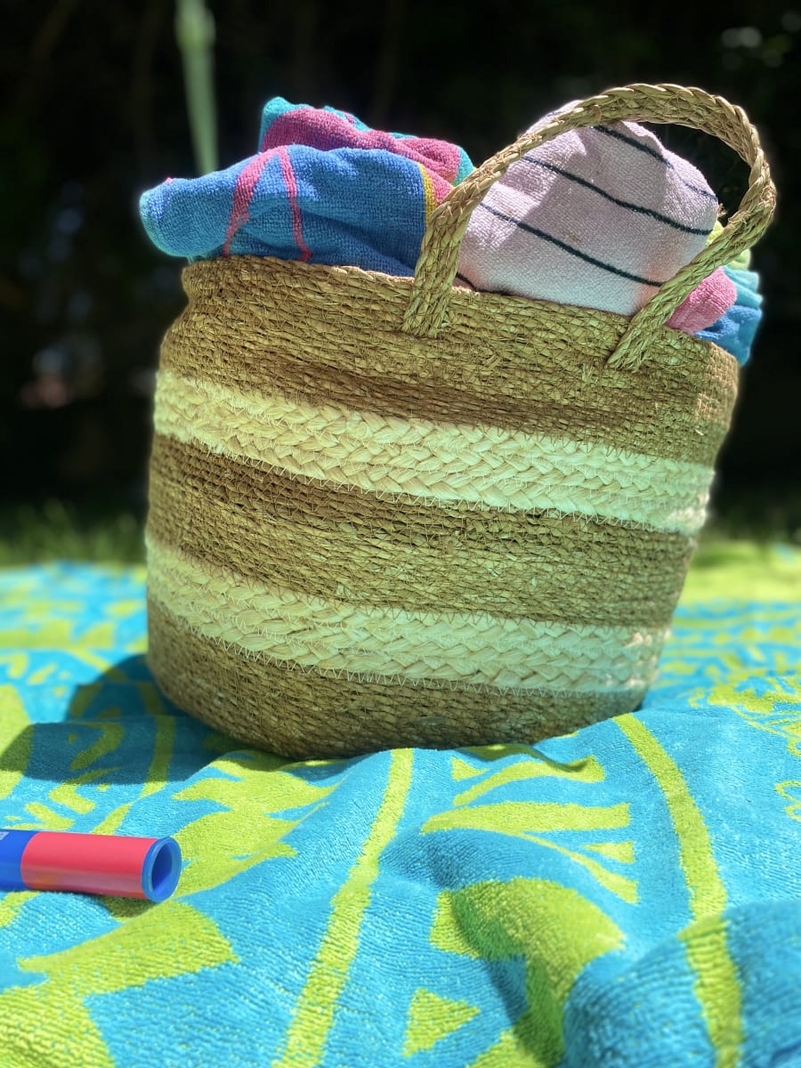 Cesto Bicolor Con Asas Vishnu 35X28 Cm1