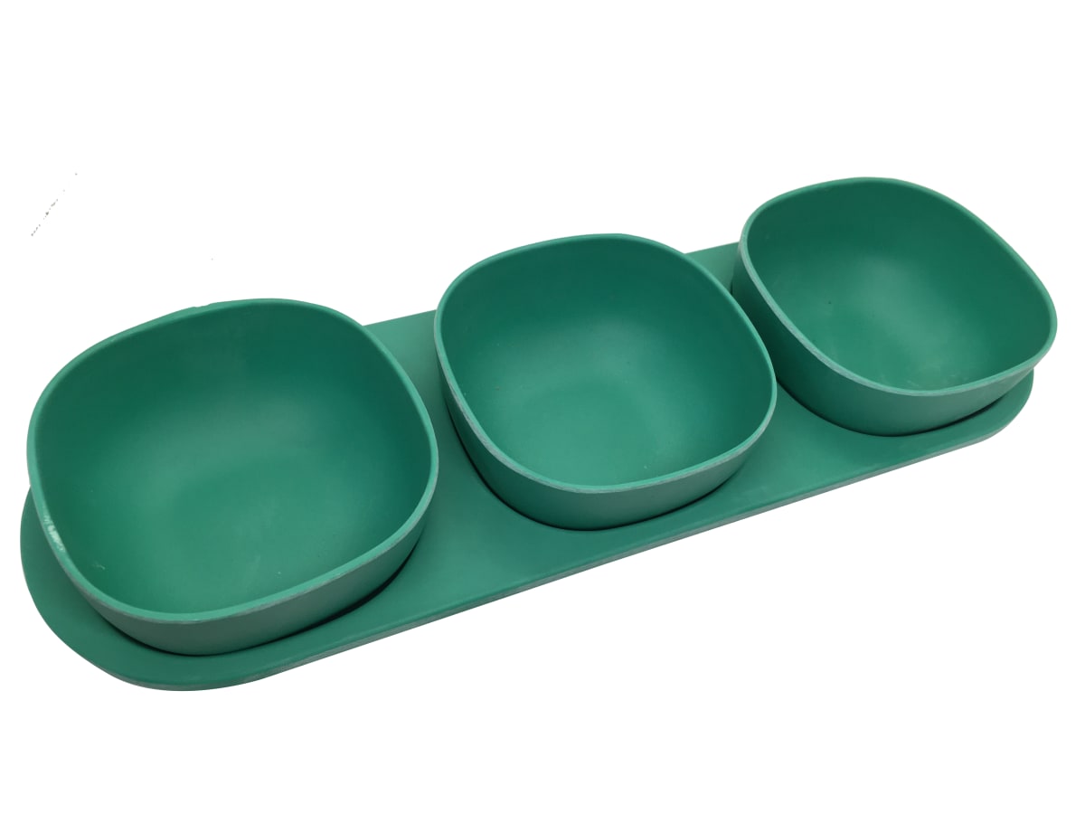 Snack Con 3 Divisiones Verde4