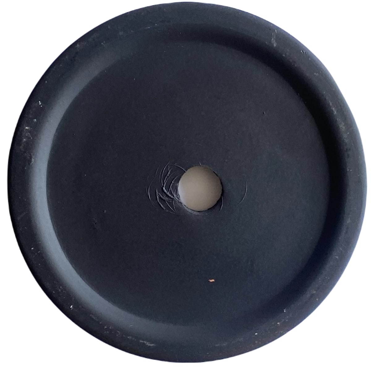 Maceteros Cilindro Con Plato Dorado Grafito M4