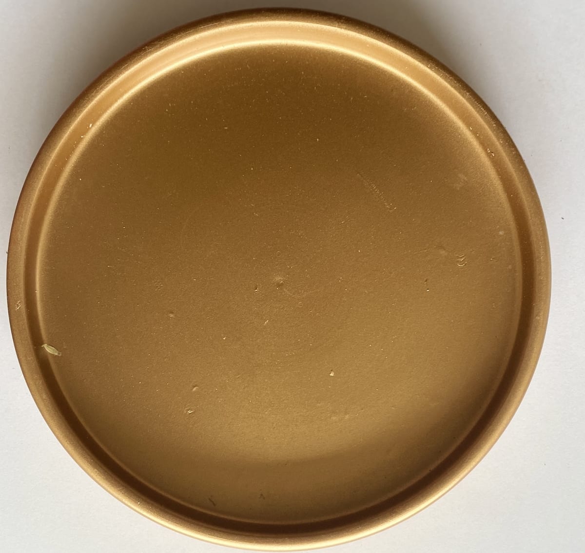 Maceteros Cilindro Con Plato Dorado Crema S5