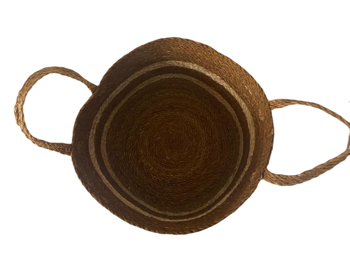 Cesto Bicolor Con Asas Vishnu 28X26 Cm2