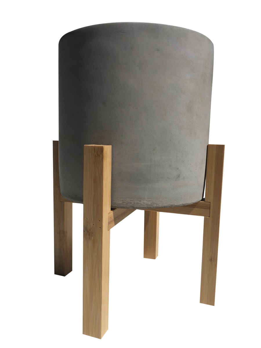 Macetero Pedestal Cemento12