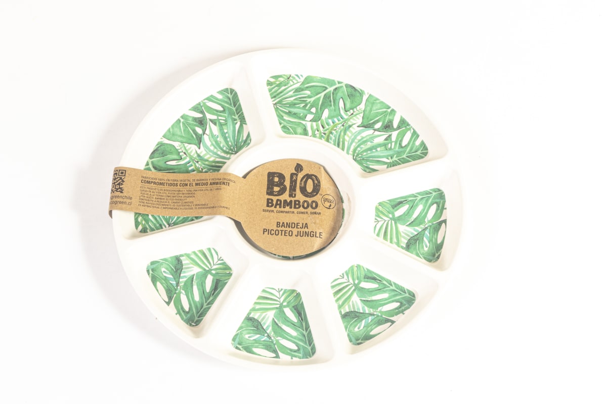 Bandeja Picoteo Biobamboo Jungle 16,5X7 Cm2
