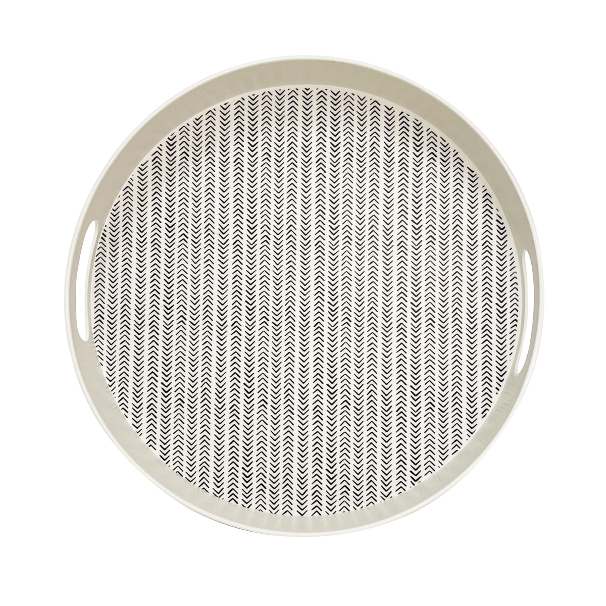 Bandeja Biobamboo Redonda Flechas 30 Cm2