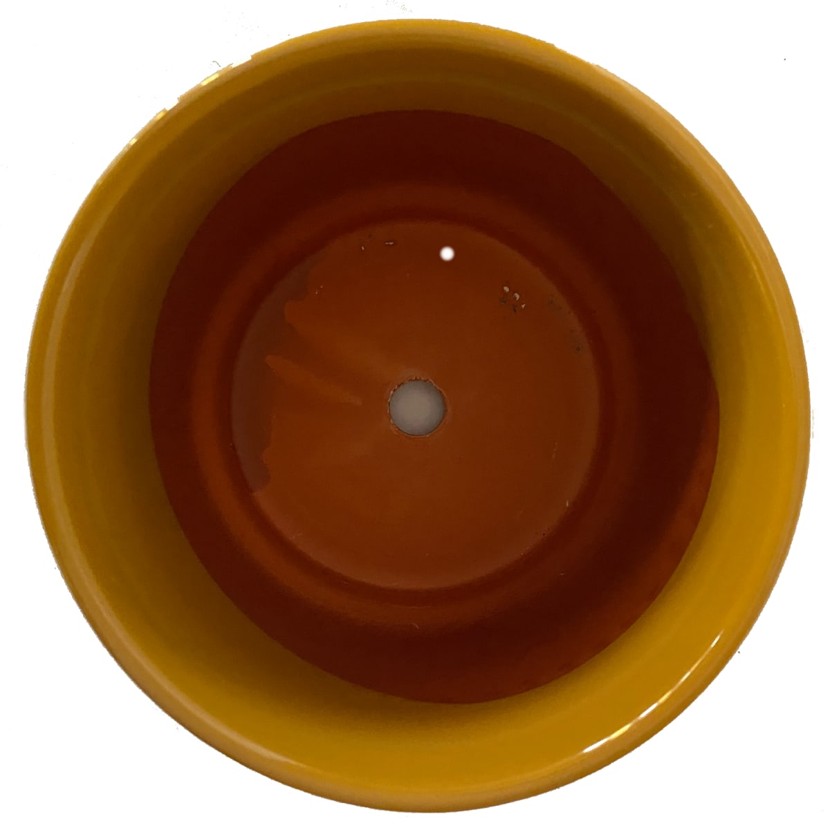 Macetero Enlozado Mostaza  20x182