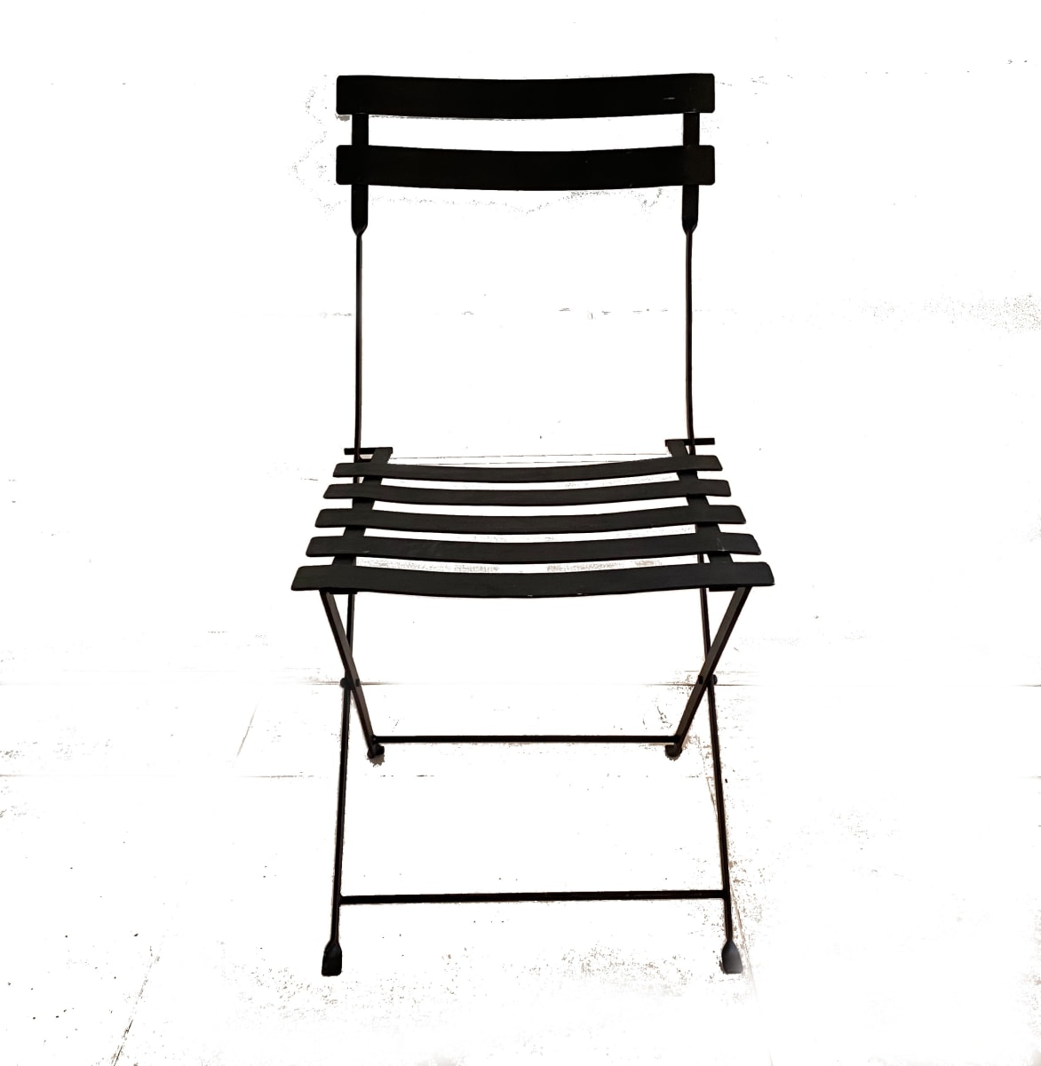 Set Mesa Con Dos Sillas Vintage Cuadrado Negra2