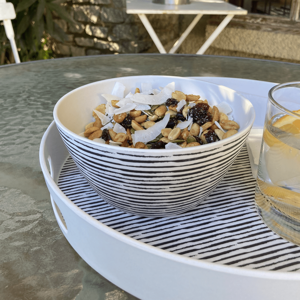 Bandeja Biobamboo Redonda Rayas 30Cm4