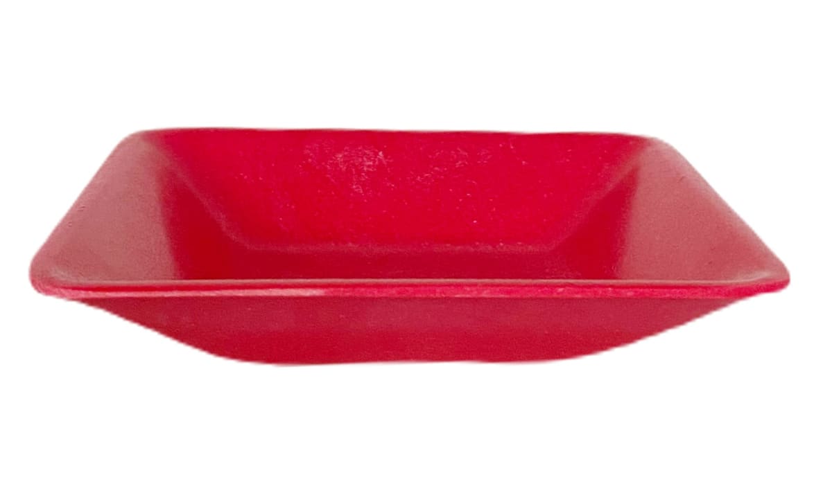 Plato Bio para modelo cuadrado coral 11x2cm2