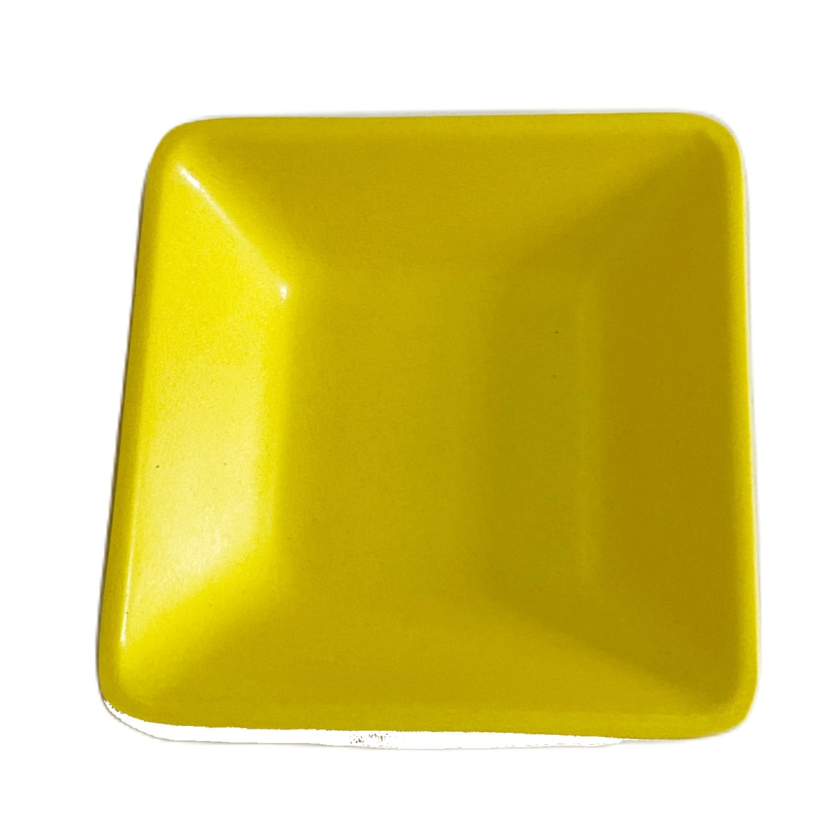 Plato Bio para modelo cuadrado amarillo 11x2cm1