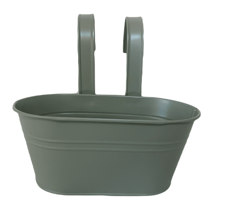 Colgante Doble Metalico Verde1