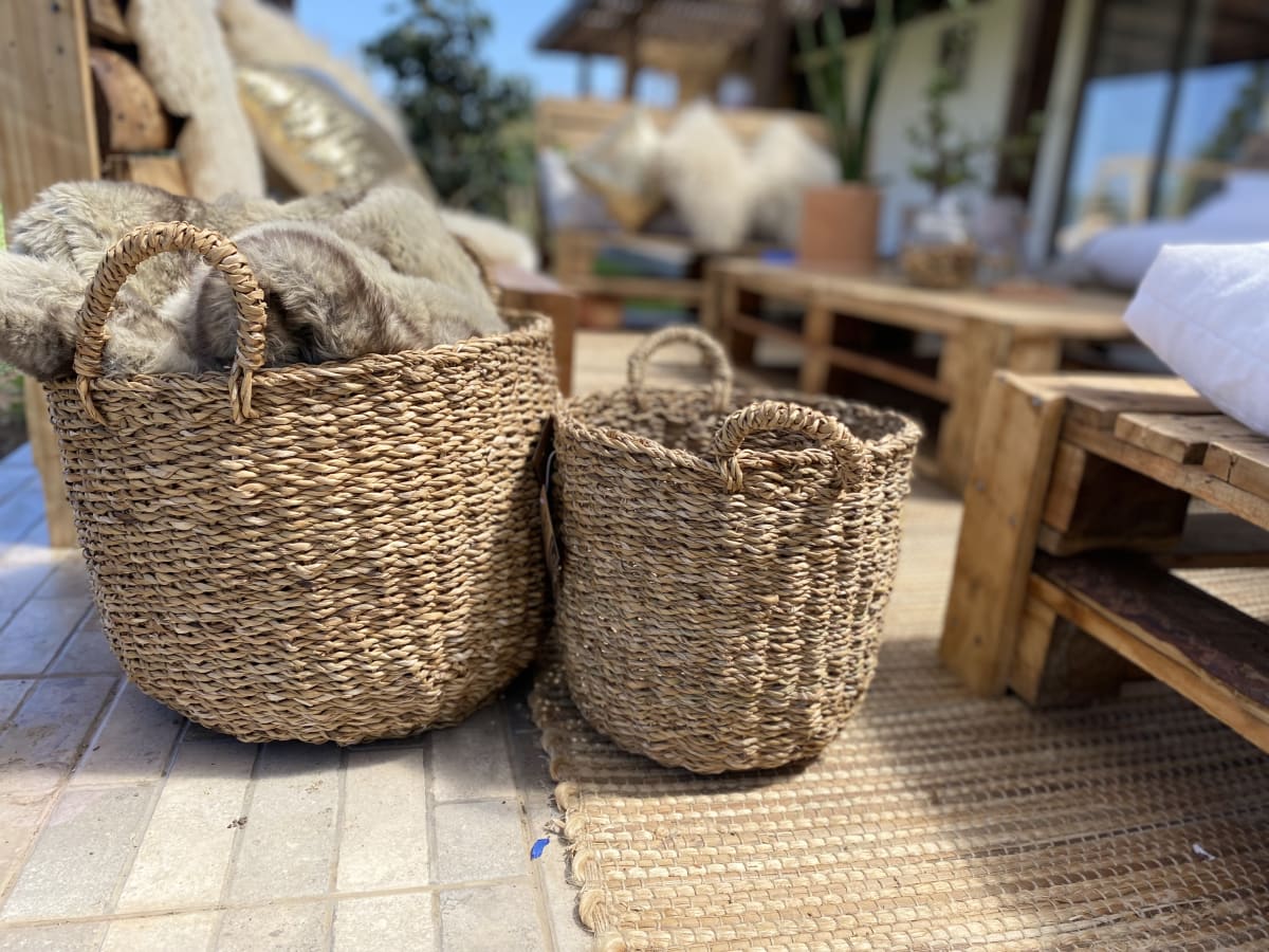 Macetero Canasto Delhi 38x30 cm2