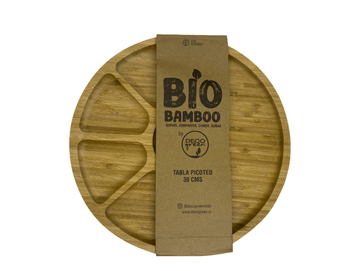 Tabla Picoteo Bio Bamboo 30 Cm2