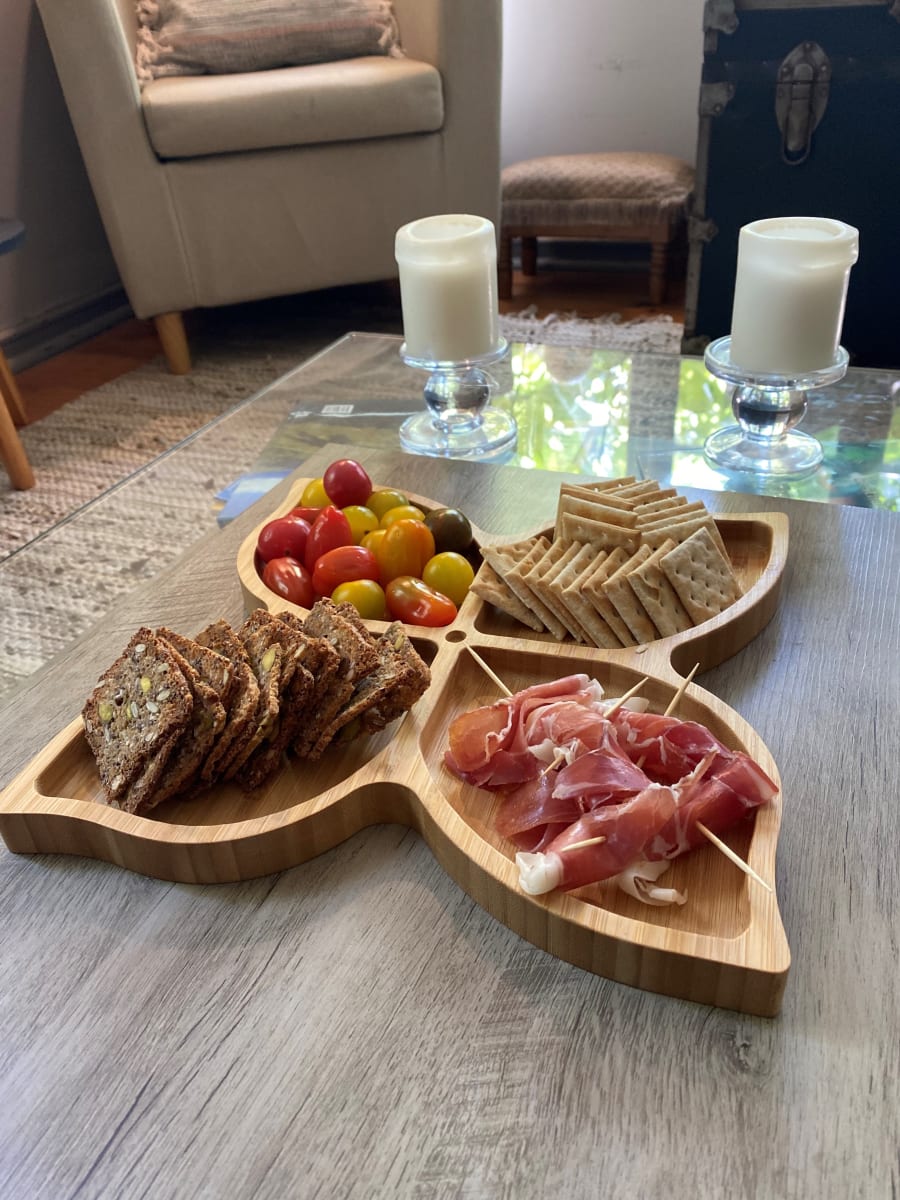 Tabla Picoteo Bio Bambooo Flor 28 Cm1