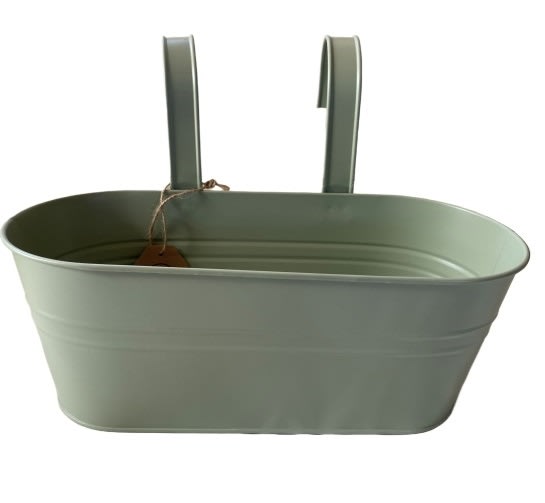 Colgante Doble Metalico XL Verde1
