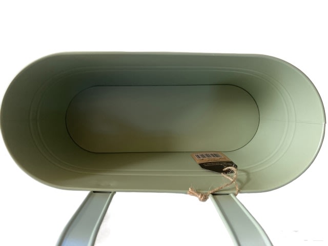 Colgante Doble Metalico XL Verde2