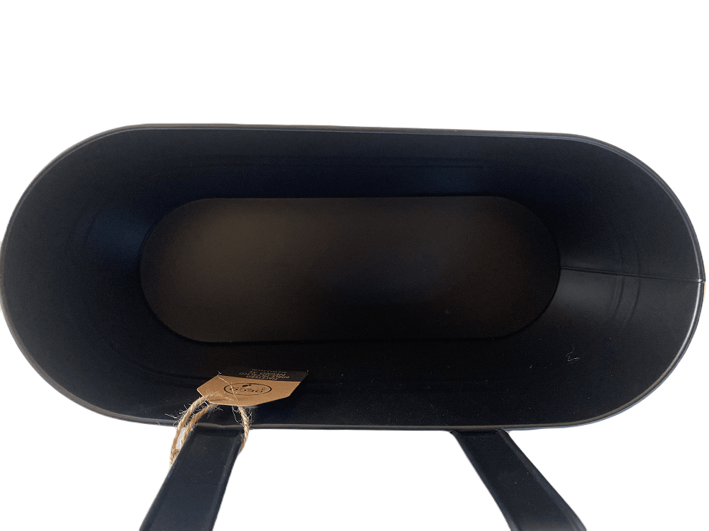 Colgante Doble Metalico XL Negro3