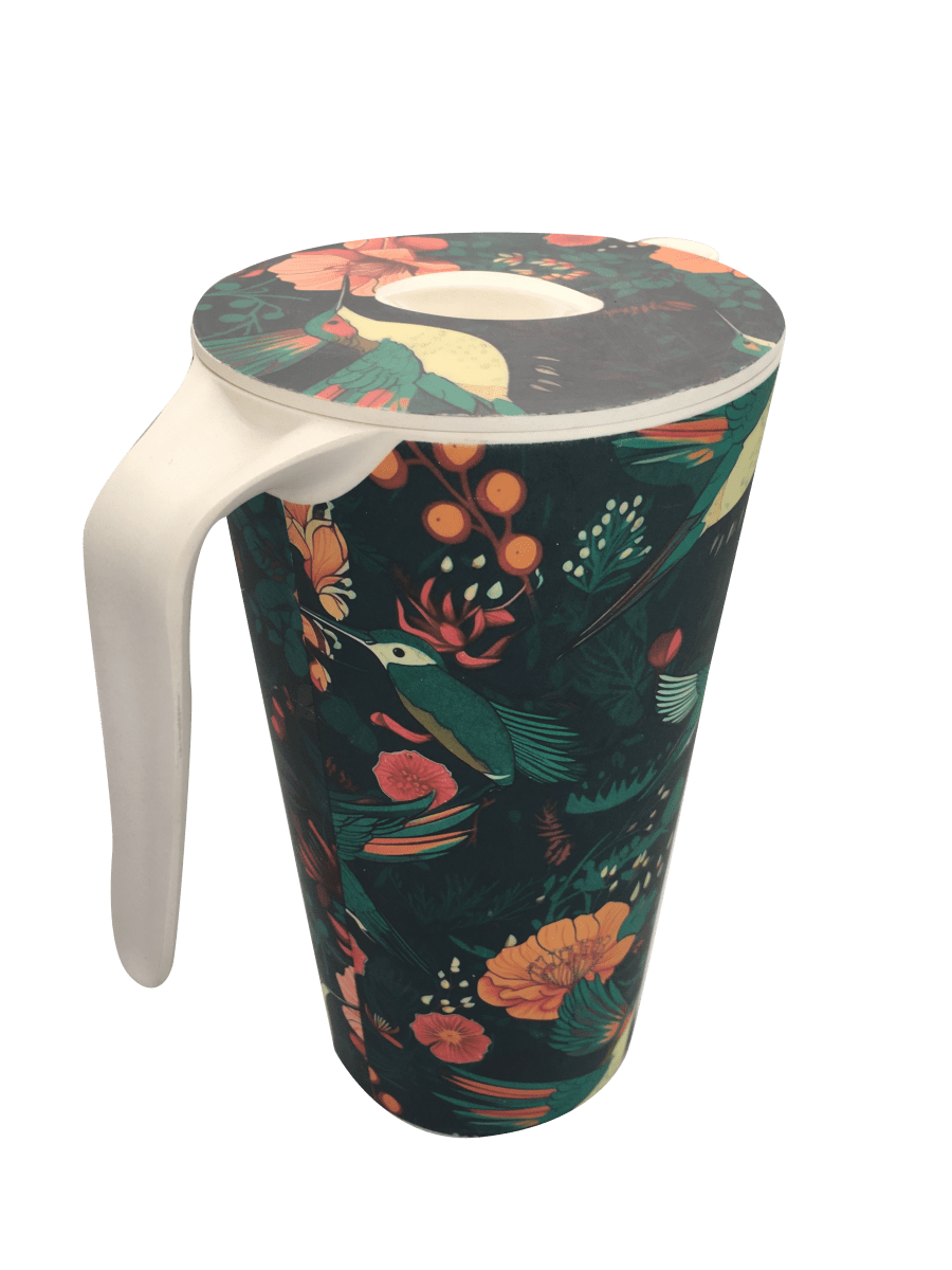 Jarron Biobamboo Redondo Bird 1,4 L1