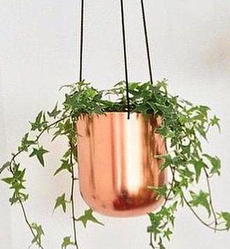 Macetero Colgante Cobre 15x15x13cm1