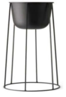 Macetero Pedestal Metal 15x15x30cm1