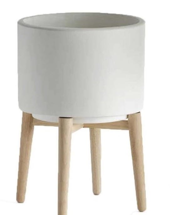 Macetero Pedestal Natural 20x20x40cm1