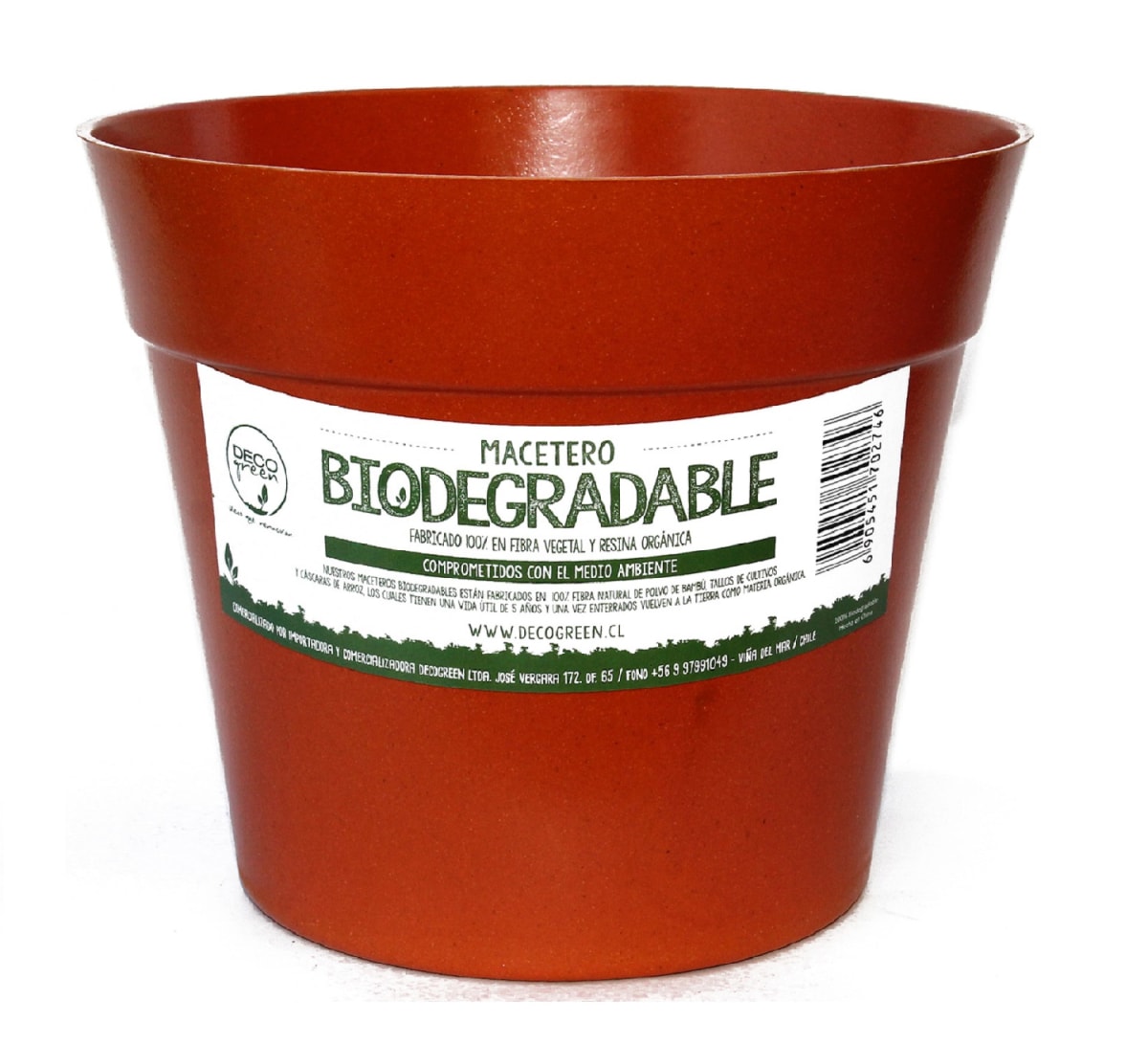 Set 4 Maceteros Bios Clásico 2 Terracota, 2 Musgo 25x25x17 cm5