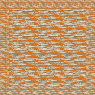 PAÑUELO PEQUEÑO SARDINAS ALGODÓN