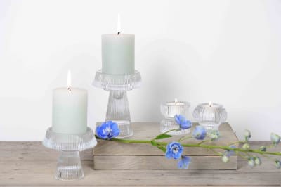 PORTAVELA RUFFLES VIDRIO
