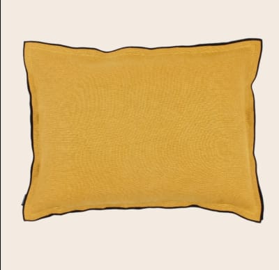 FUNDA LINO MAYA CURCUMA 40X55