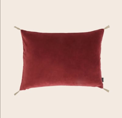 FUNDA TERCIPELO VELOURS CINABRE 40X55